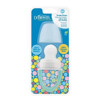 Dr Brown 's Alimentador Antiahogo Silicona Verde 1ud