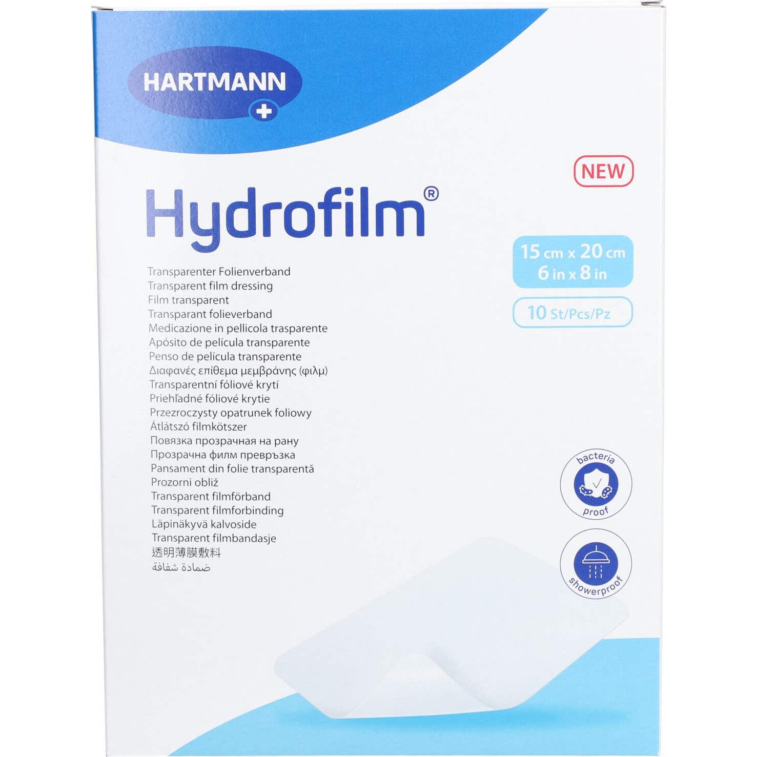 Hydrofilm Pansement Transparent 15x20cm 10uts