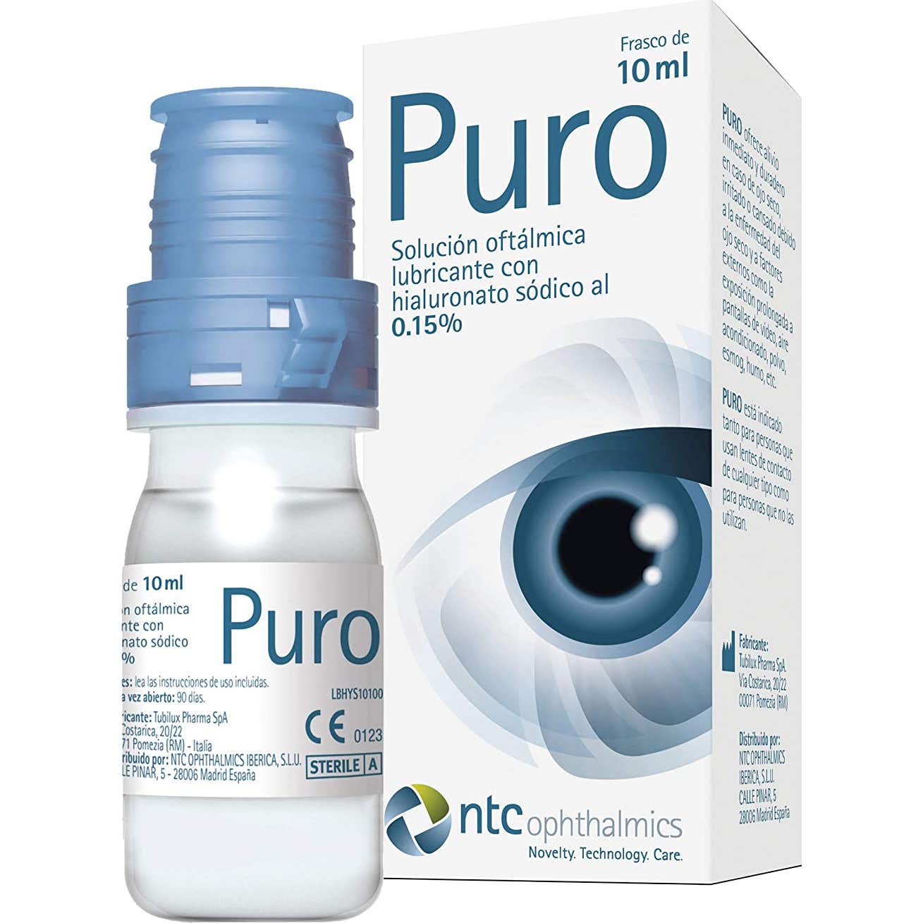 NTC Pure Solution Ophtalmique 10ml