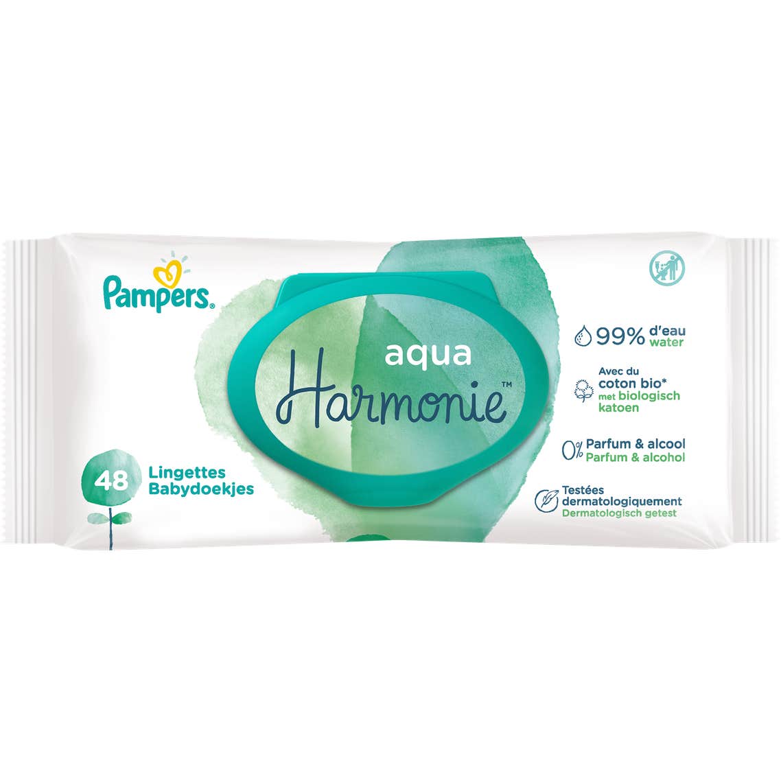 Pampers Aqua Harmonie 48 Lingettes