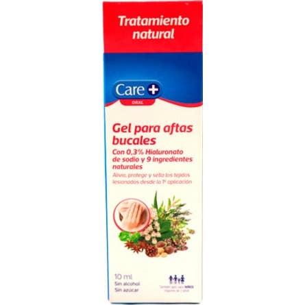 Care+ Gel Aftas Bucales Acide Hyaluronique 10ml
