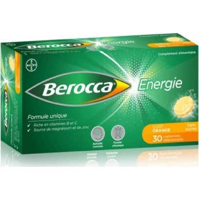 Berocca Energie Effervescent Sans Sucre 30comp