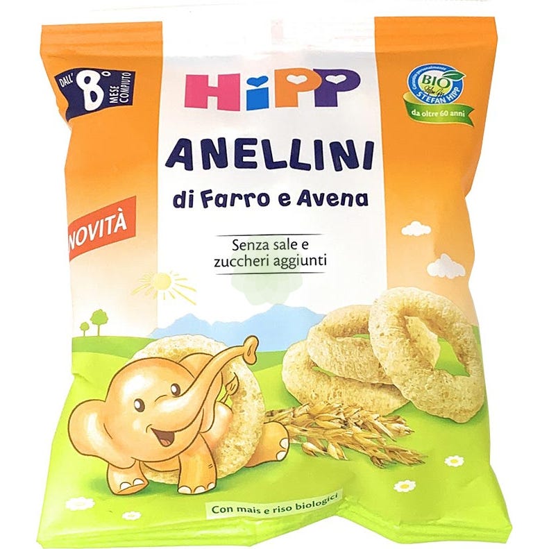 Hipp Spelt Oat Rings 30g