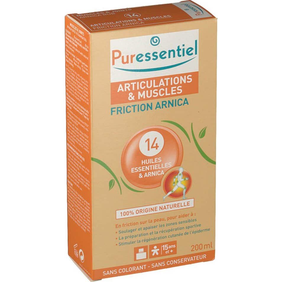 Puressentiel Articulations & Muscles Friction Arnica & 14 Huiles Essentielles 200mL