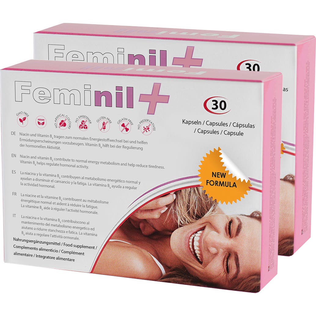 Feminine pilules 2x30comp + anneau vibrant cadeau cadeau