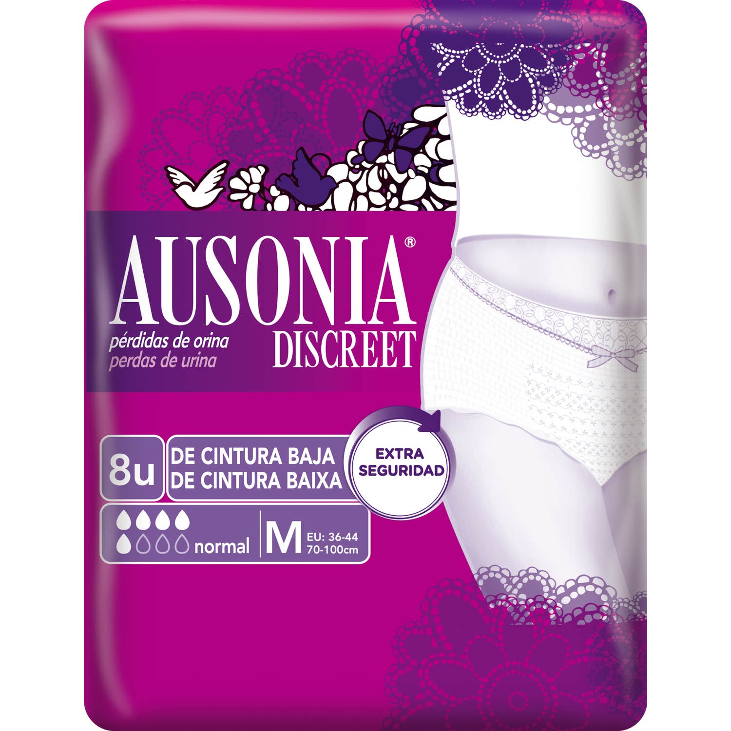 Ausonia™ Discret Normal Normal T-M 8uds