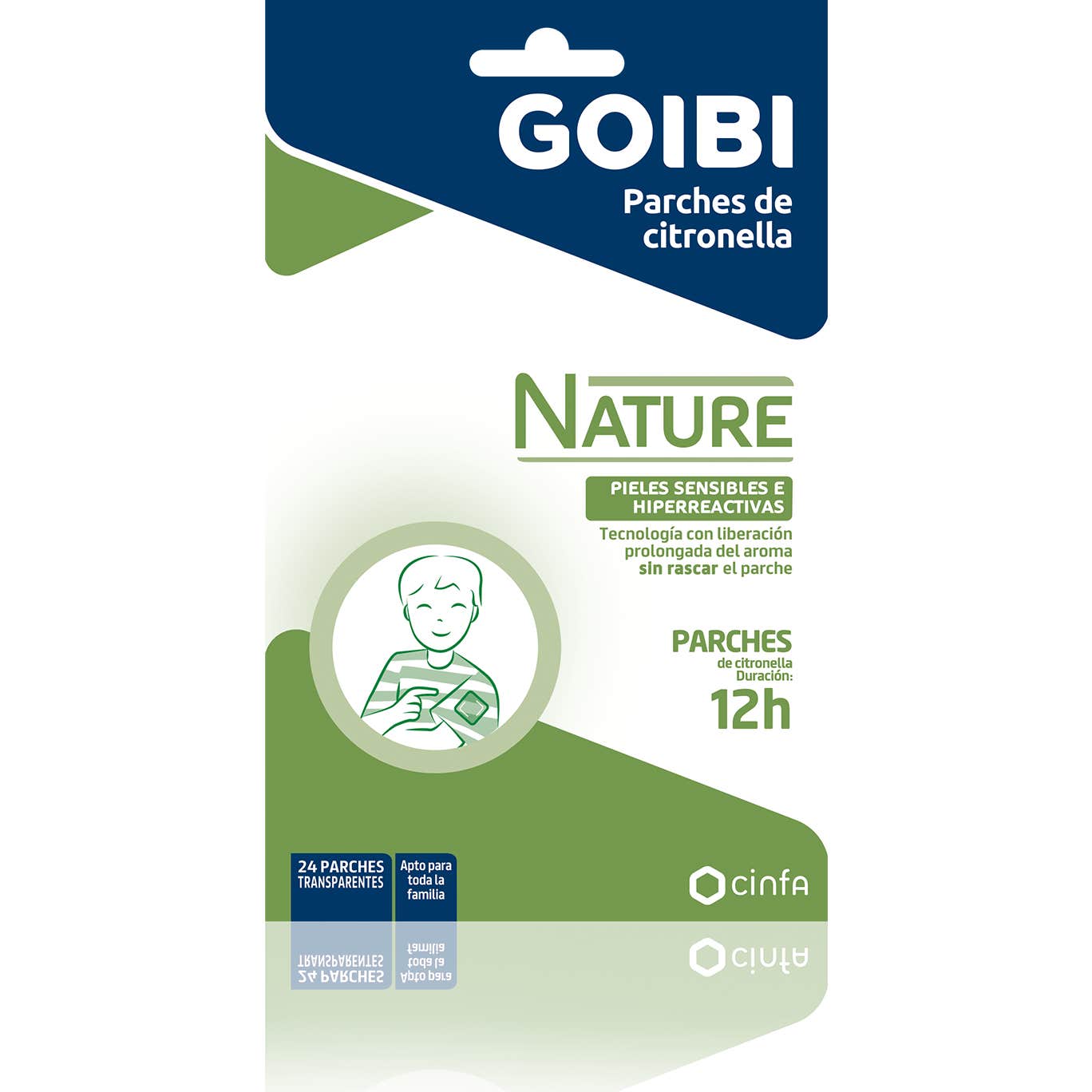 Cinfa Goibi Patches à la Citronnelle 24 Unités