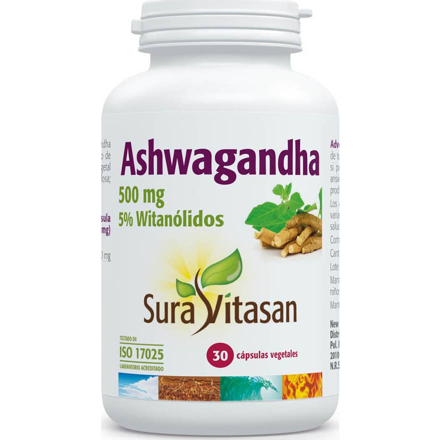 Sura Vitasan Ashwagandha 500mg 30 gélules