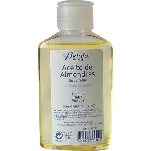 Betafar huile d'amande douce 125ml