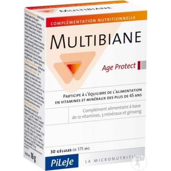 Pileje Multibiane Age Protect 30 Gélules