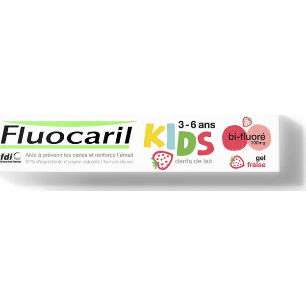 Fluocaril Kids Gel 3-6 Ans Fraise 50ml