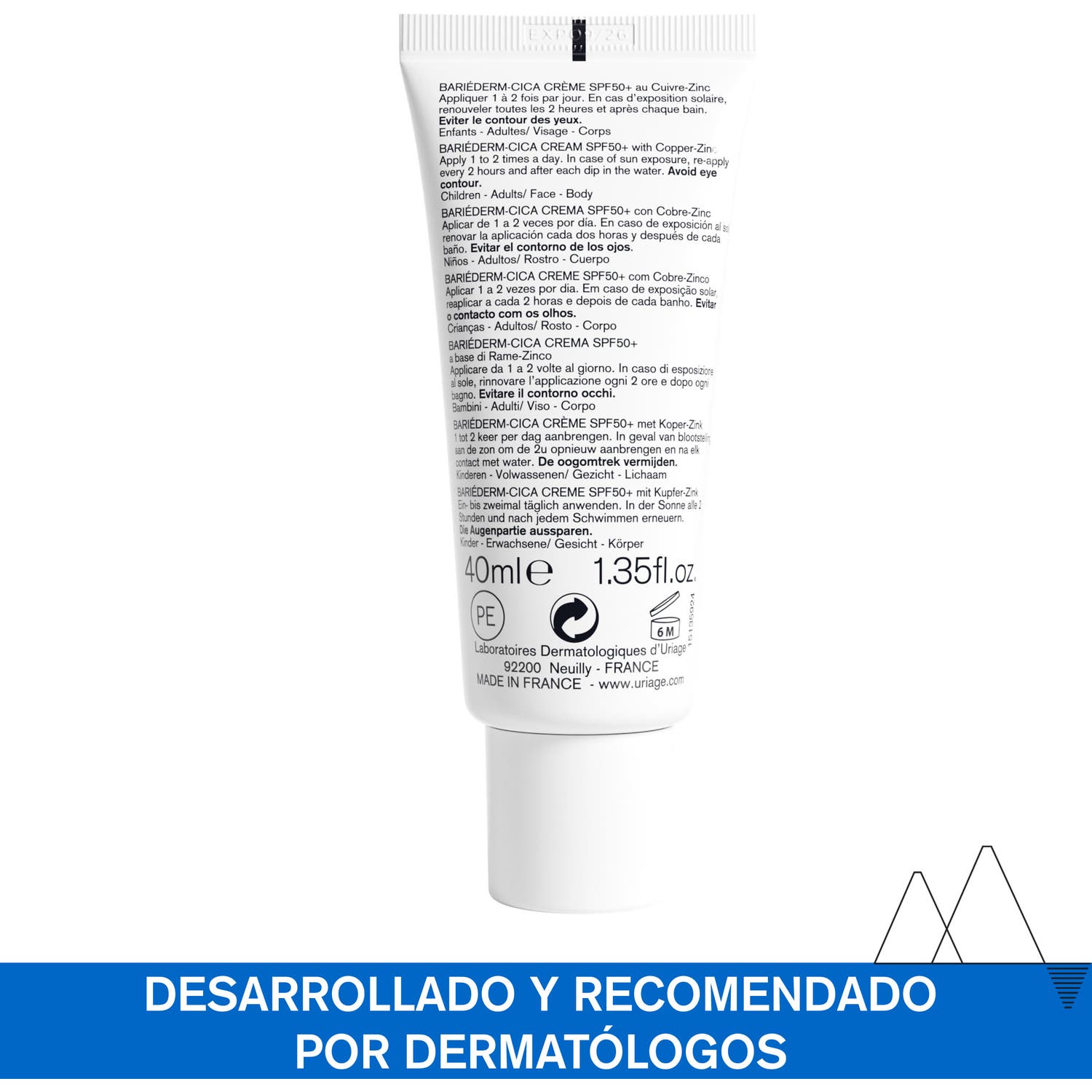 Bariederm Cica-Crema Spf50+ de Bariederm Bariederm Cica-Crema Spf50+ de Bariederm