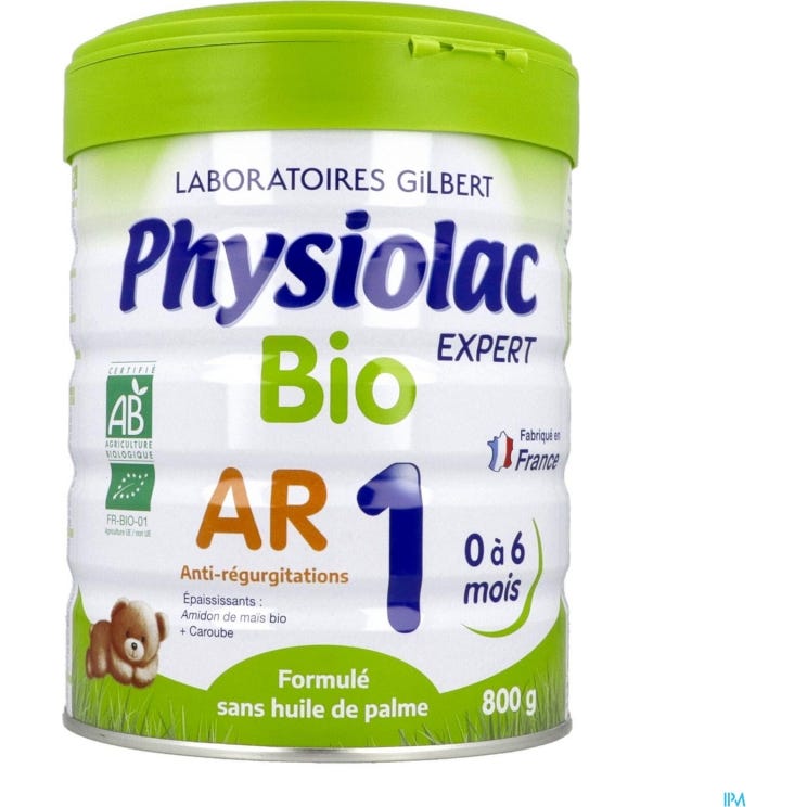 Physiolac Bio AR Anti-Régurgitations 1er Âge 800g