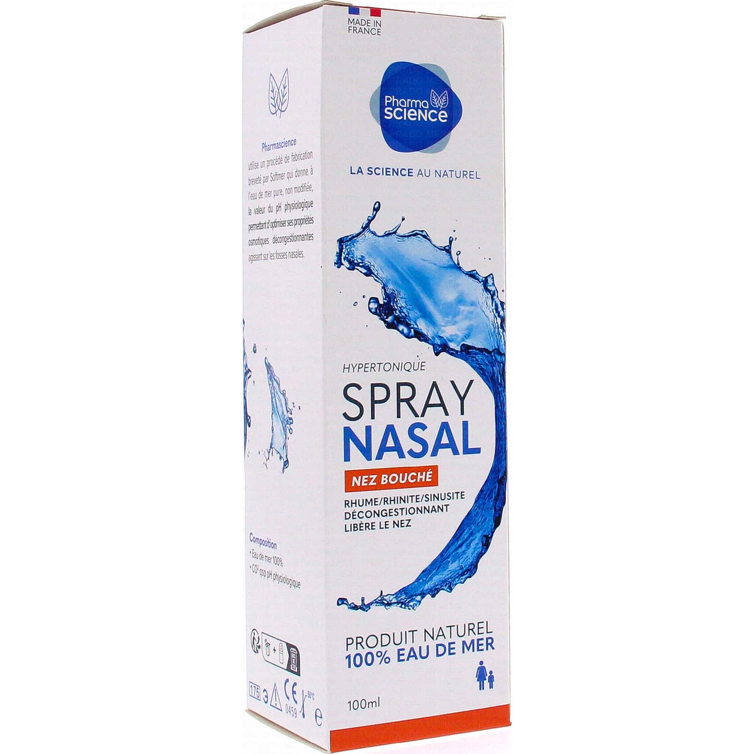 Pharmascience Spray Nasal Nez Bouche 100ml