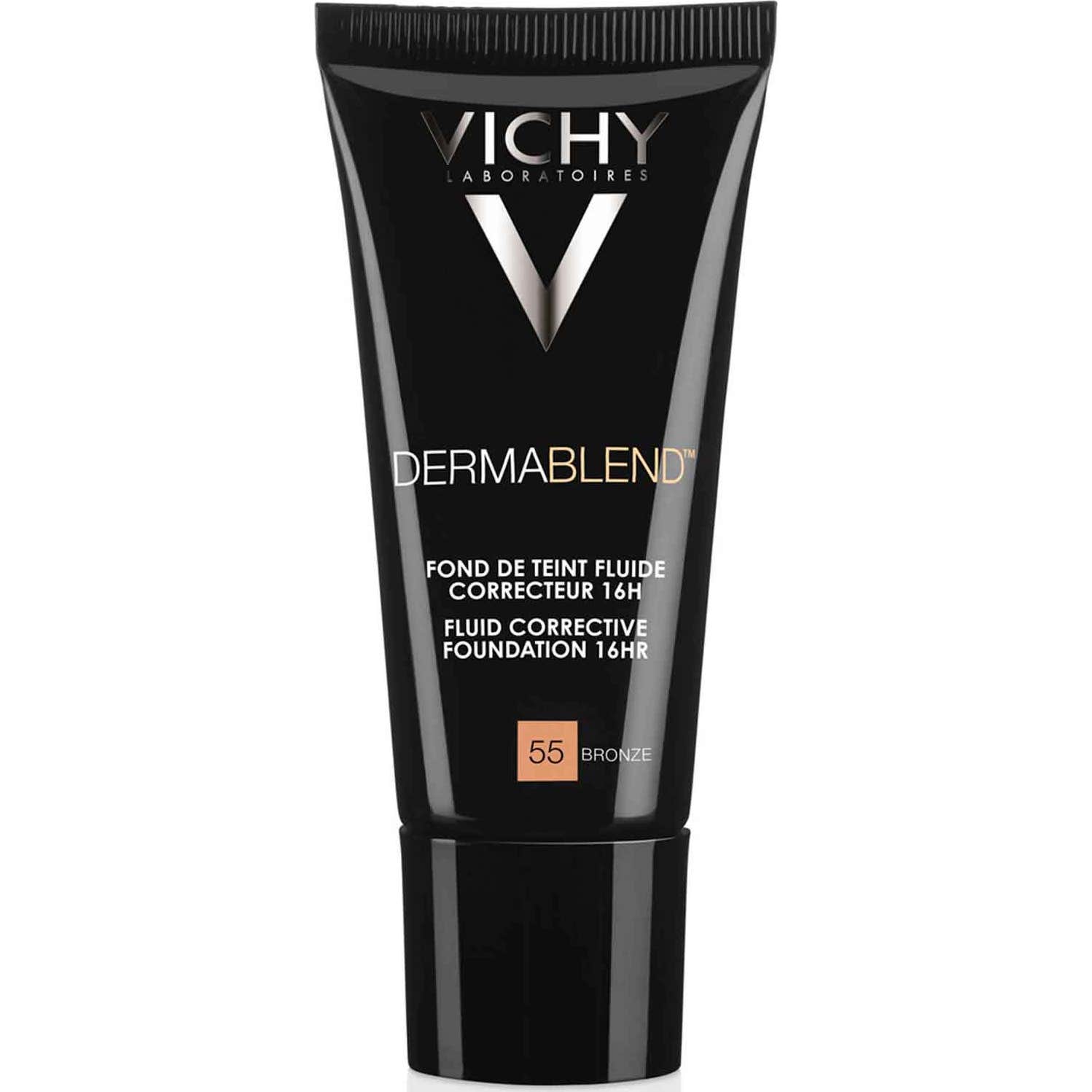 Vichy Dermablend Fond De Teint Fluide Correcteur 16h 55 Bronze 30ml