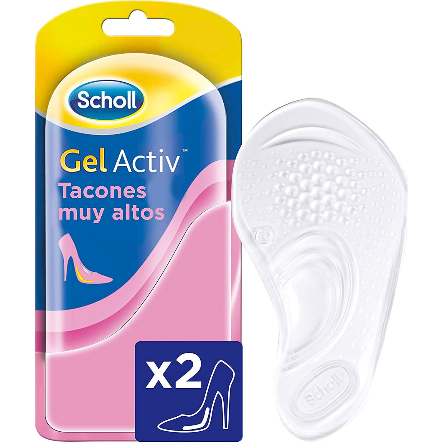 Scholl Activ Gel Talons très hauts 2pcs
