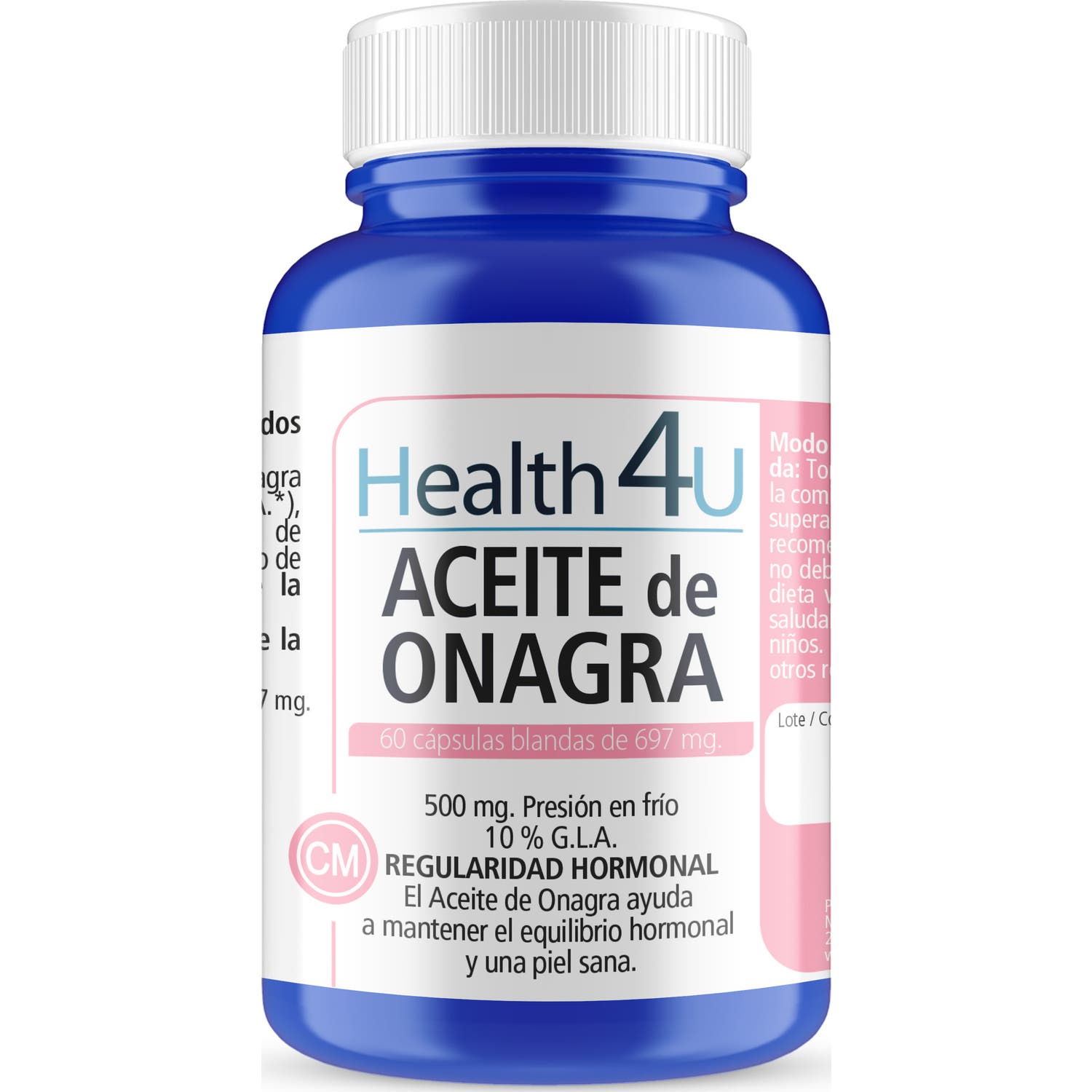 Huile d'Onagre H4u Huile d'Onagre 60 gélules 697mg