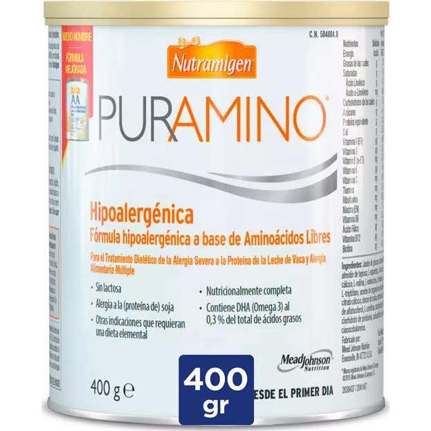 Nutramigen Puramino Fórmula Hipoalergénica 400g