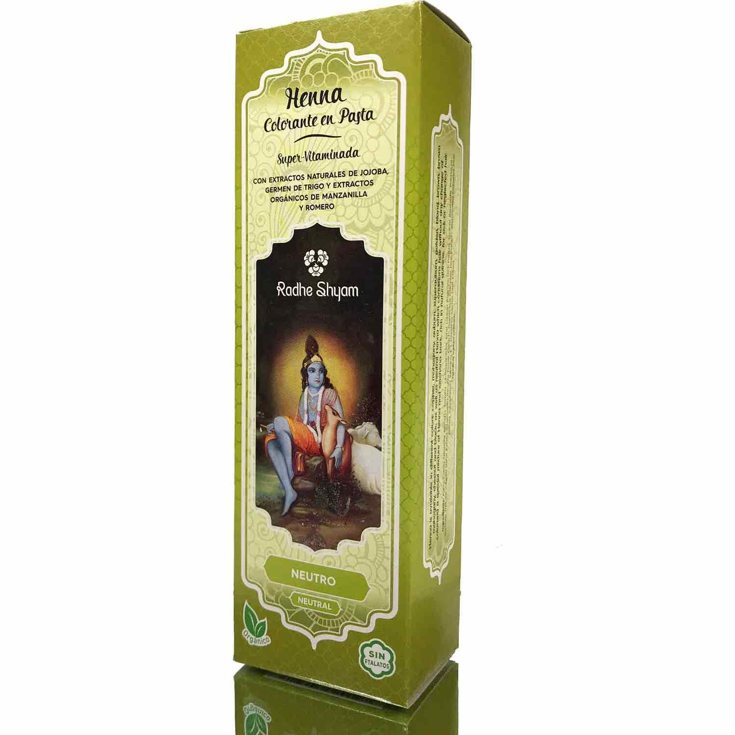Radhe Shyam Henné Pâte Brillance Neutre Brillante 200ml