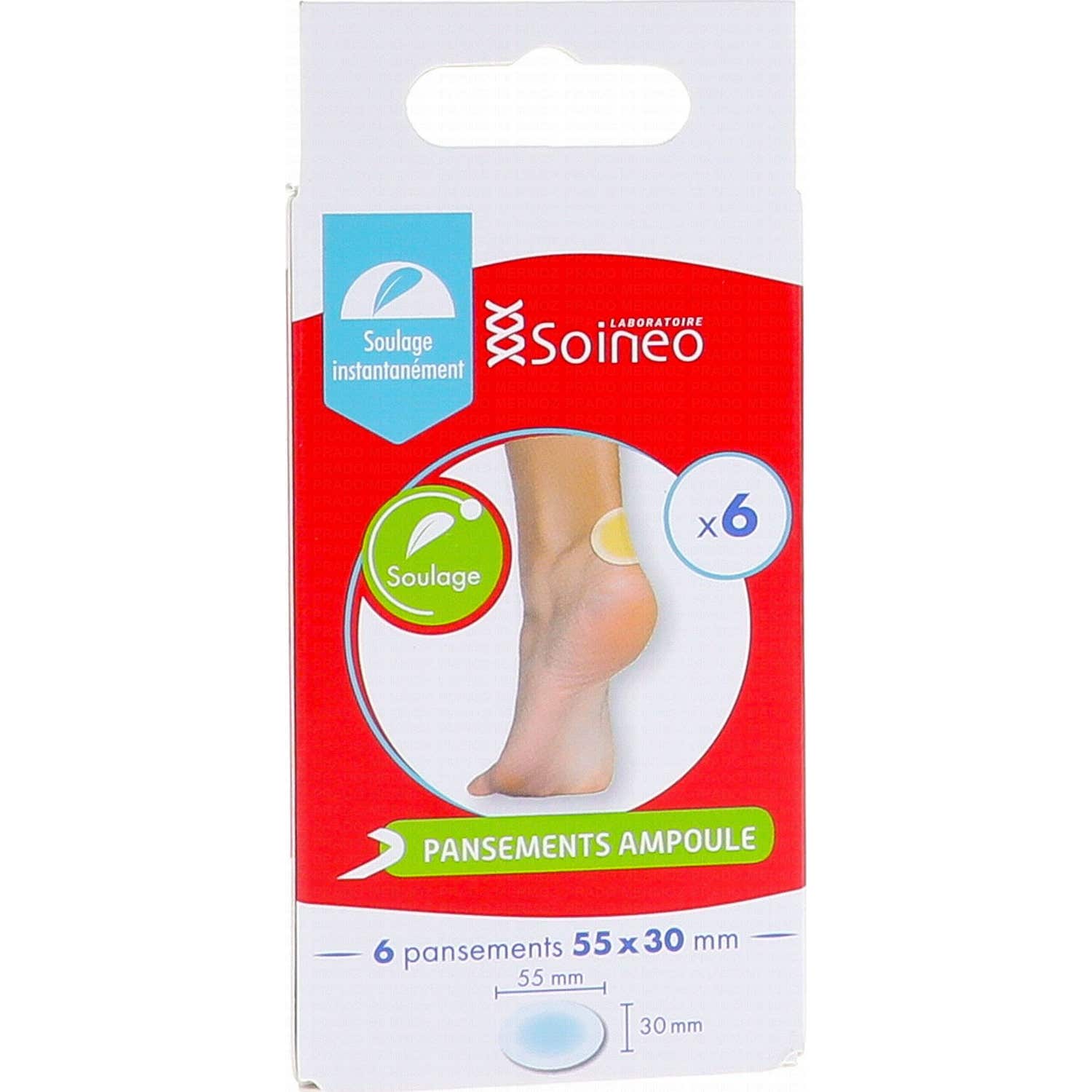 Soineo Pansements Ampoule 55x30cm 6 Pansements
