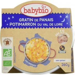Babybio Assiette Gratin Leg 260G 1