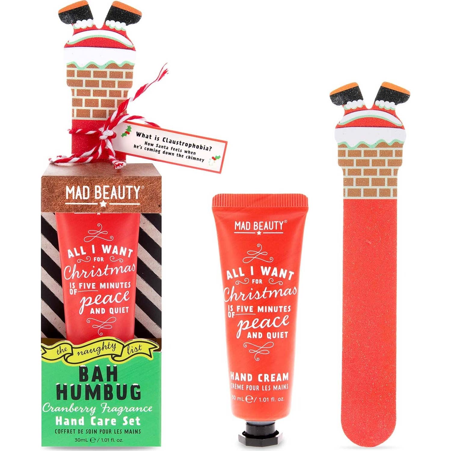 Mad Beauty The Naughty List Bah Humbug Hand Care Set