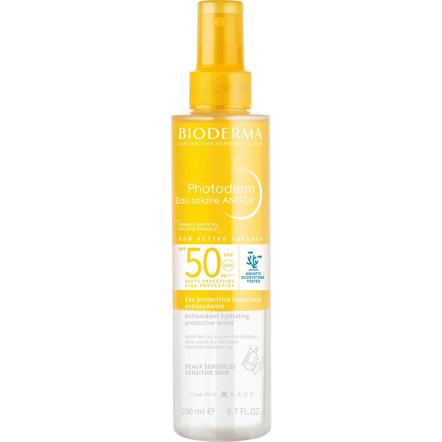 Bioderma Photoderm Eau Solaire ANTI-OX SPF50 Spray 200ml