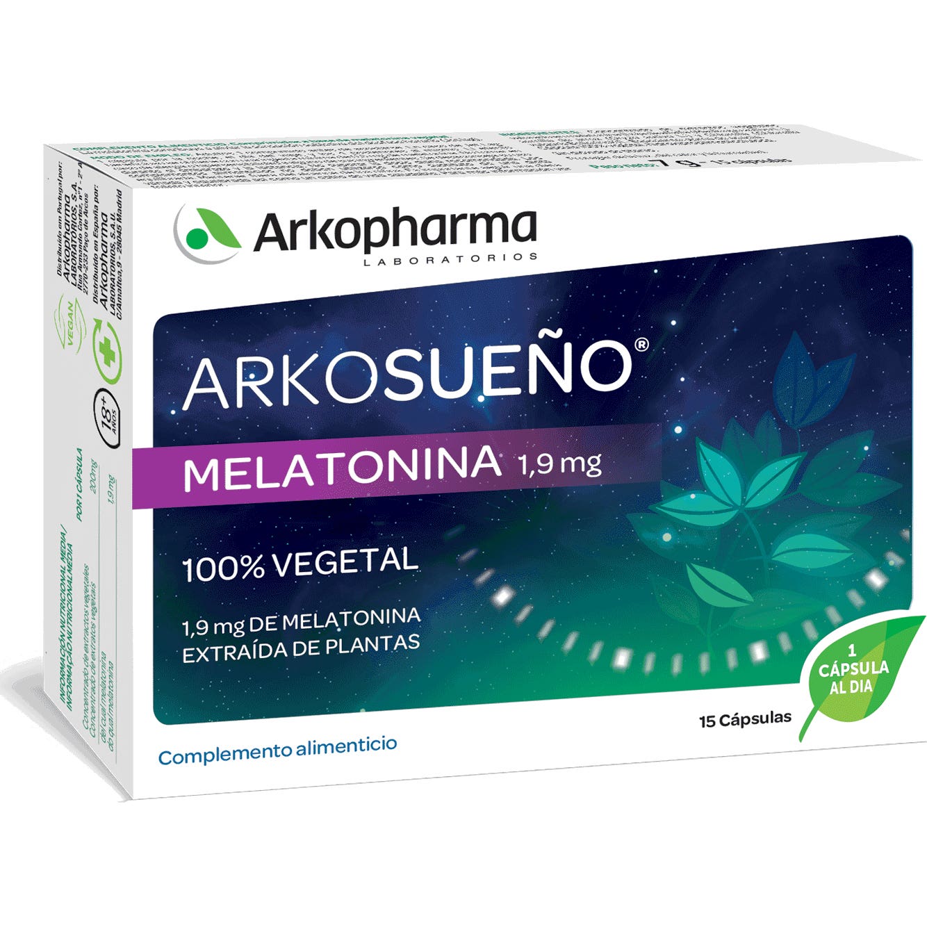 Arkosueño Melatonine 1,5mg 15caps