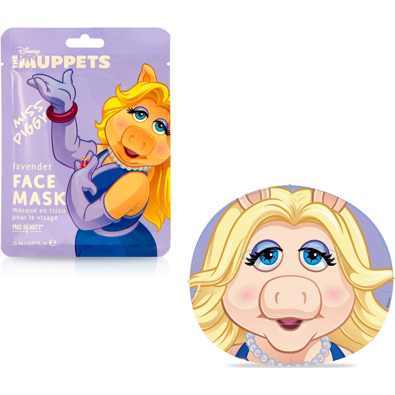 Mad Beauty The Muppets Miss Piggy Face Mask 1pc