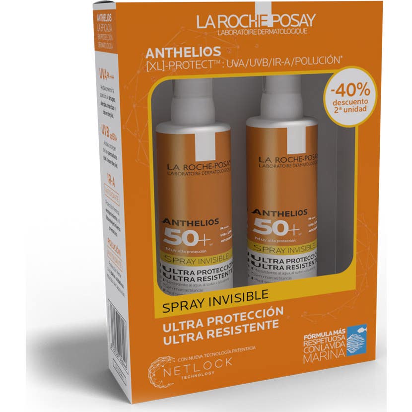 La Roche-Posay Anthelios Spray Invisible SPF50 2x200ml