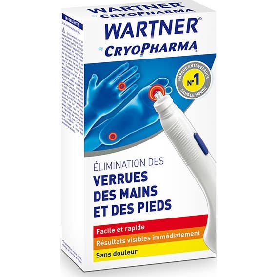 Wartner CryoPharma Verrues des Mains et des Pieds Stylo 1,5ml