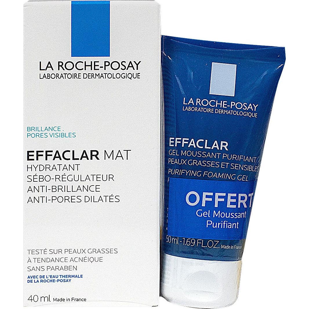 La Roche-Posay Set Effaclar Mat + Gel Moussant
