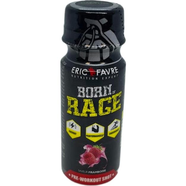 Eric Favre Pre Workout Shot Born Of Rage Framboise 50ml