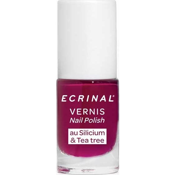 Ecrinal Vernis À Ongles Silicium + Tea Tree Prune 5ml