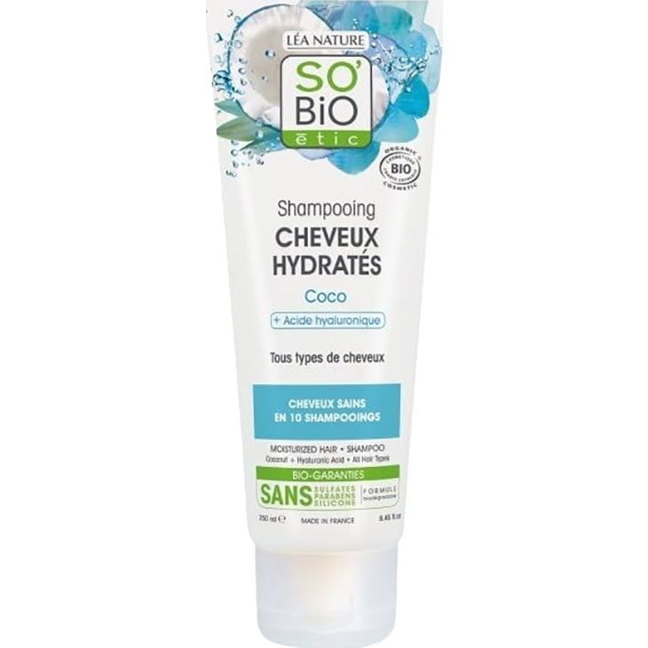 So Bio Etic Shampooing Hydratant Coco Acide Hyaluronique 250ml