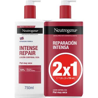 Neutrogena Réparation Intense Lait Corps 2x750ml