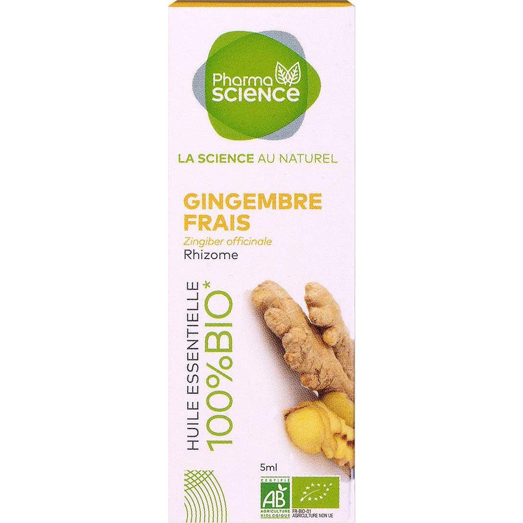 Pharmascience Huile Essentielle Gingembre Frais Bio 5ml