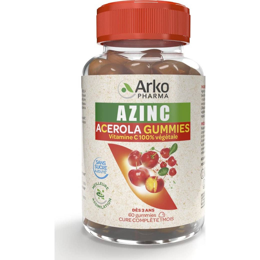 Arkopharma Azinc Acerola Gummies 60uts