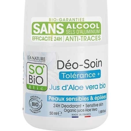 So Bio Etic Deodorant Roll On Tolerance Aloe Vra 50ml