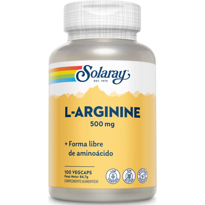 Solaray L-arginine 500mg 100cáps 500mg 100cáps