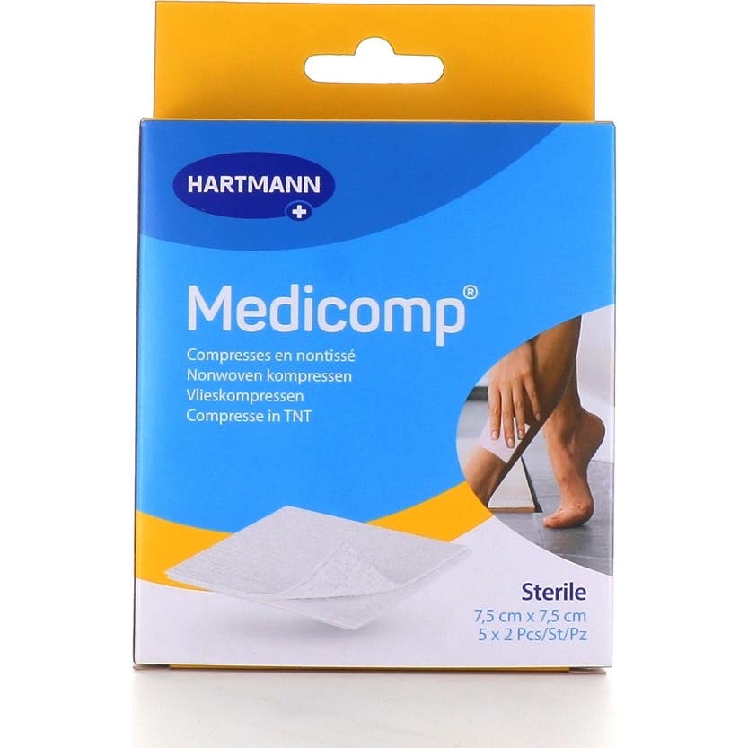 Medicomp Compresa 7,5x7,5 2x5uds