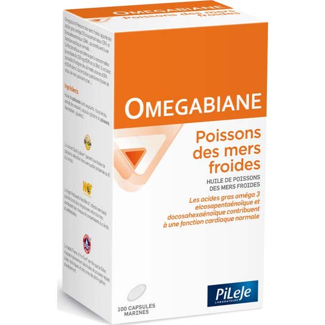 Pileje Omegabiane Poissons des Mers Froides 100 Capsules