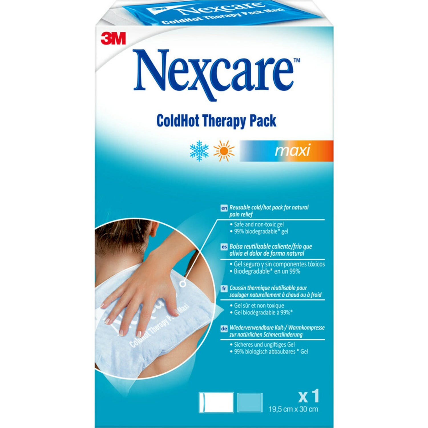 Nexcare™ sachet chaleur/sucré 20x30cm