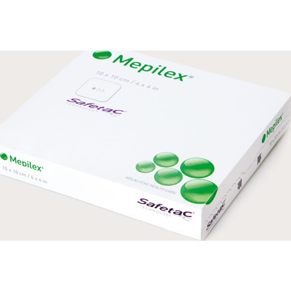 Pansement hydrocellulaire Mepilex 10x10cm 10uds