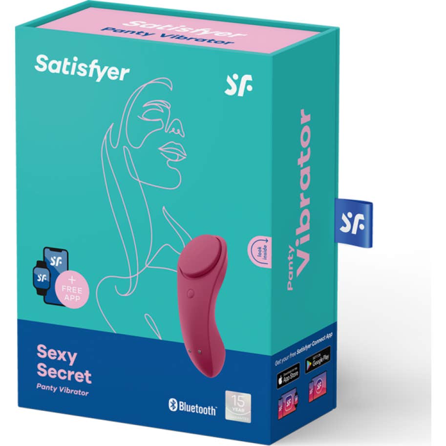 Satisfyer Sexy Secret Stimulateur violet Bluetooth 1ud