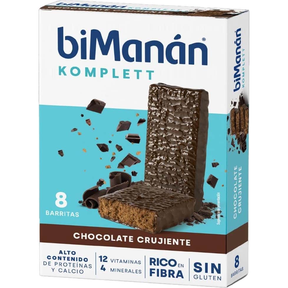 BiManán BeKomplett Chocolat Croustillant 8 Barres