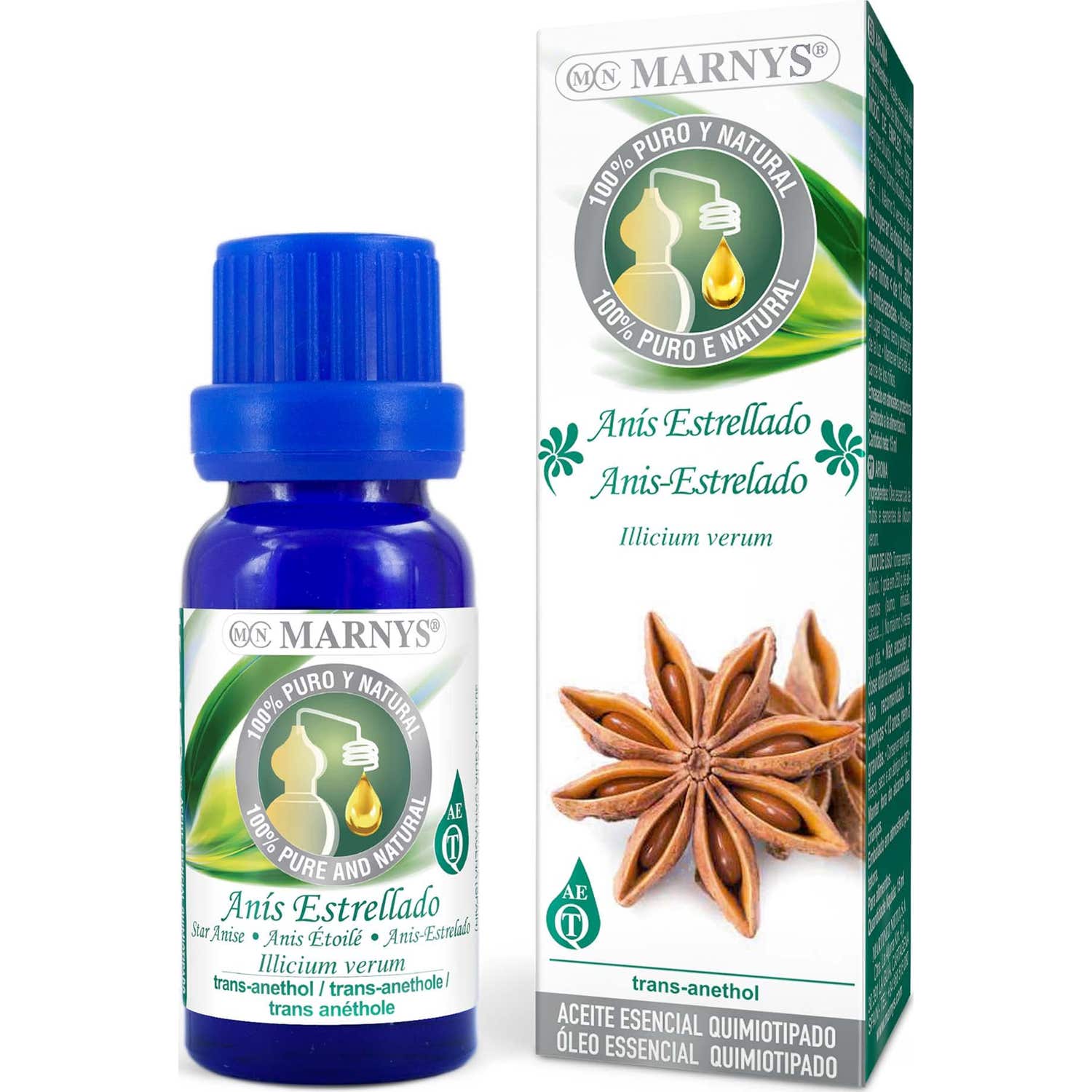 Marnys Huile Essentielle Alimentaire Anis
