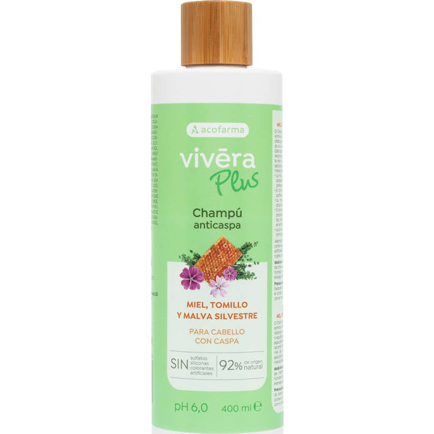 Acofar Vivera Plus Champú Anticaspa 400ml