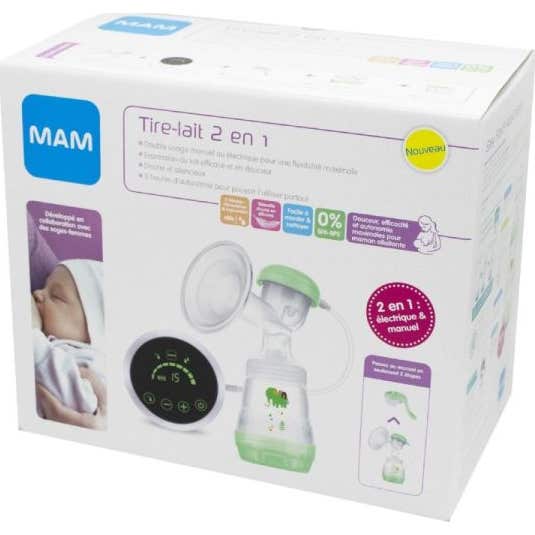 Mam Tire-Lait En 1 Électrique Et Manuel Taille 2
