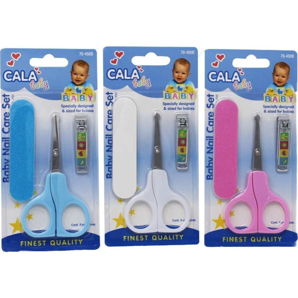 Cala Accessoires Set de soins des ongles pour bébésCouleurs assorties
